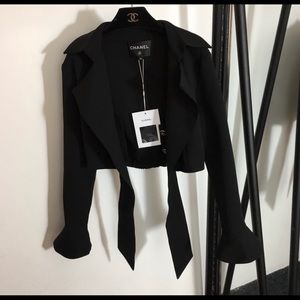 Chanel blazer blouse